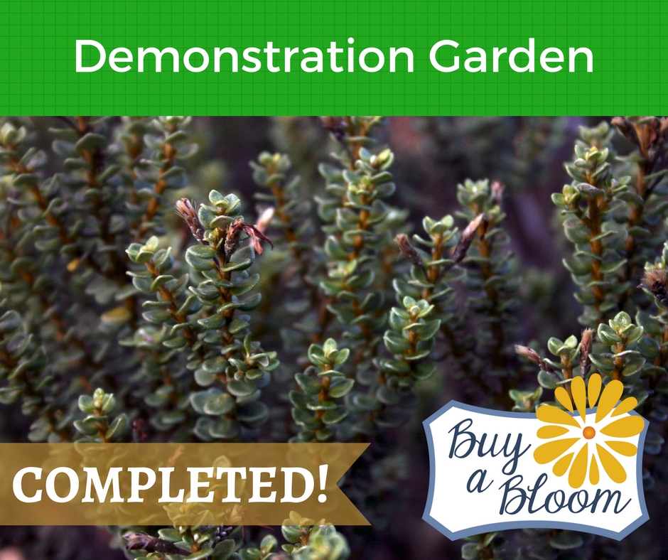 Demonstration garden competed