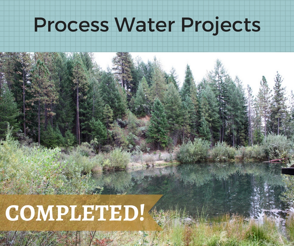 Process water projects completed